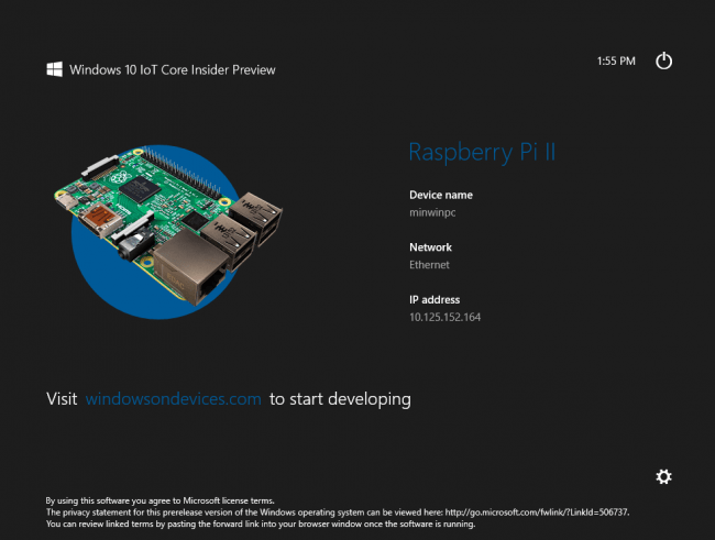 Windows 10 pour Raspberry Pi 2 et Arduino